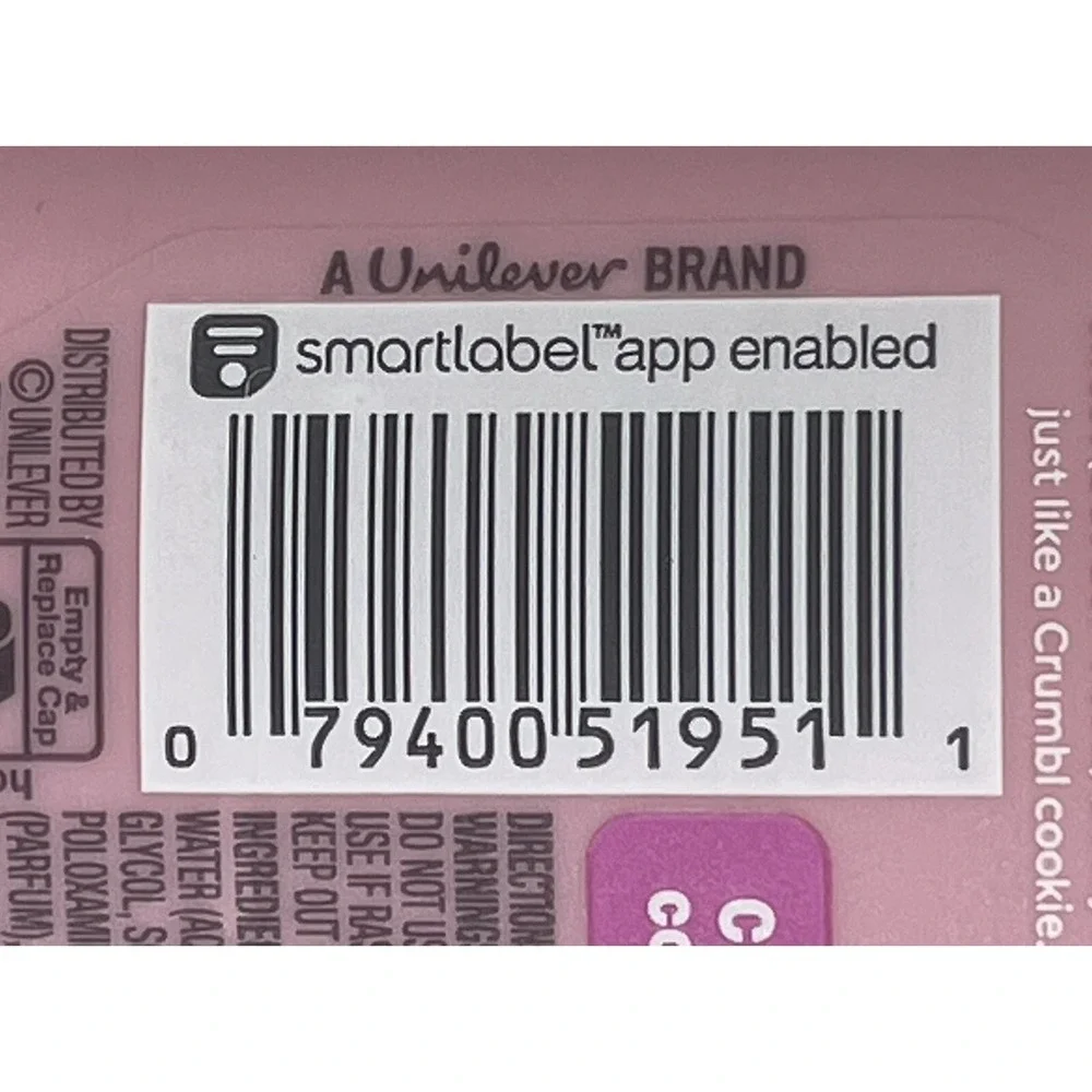 Dove X Crumbl  Crumble Confetti Birthday Cake Cookie Deodorant Stick 2.6 oz. New